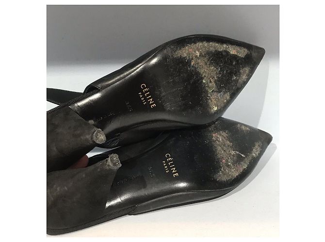 Céline CELINE Absätze T.EU 37.5 Leder Schwarz - Ansicht 6