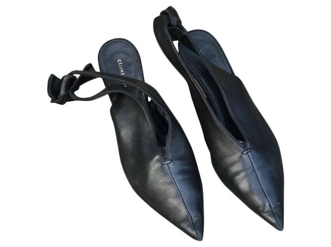 Céline CELINE Absätze T.EU 37.5 Leder Schwarz - Ansicht 9