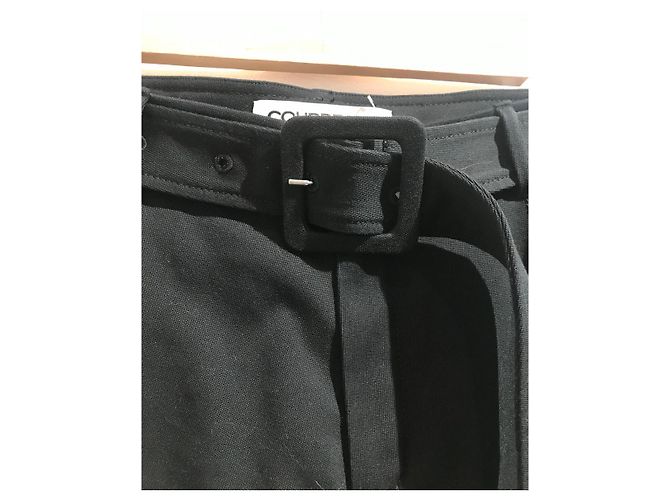 Pantalones COURREGES T.International M Algodón Negro - vista 2