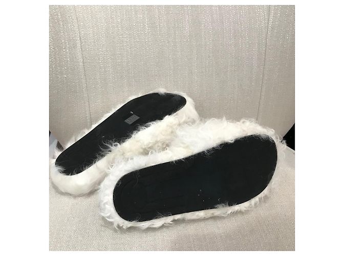 STELLA LUNA Mules e zoccoli T.EU 37 Pelliccia sintetica Bianco - vista 5
