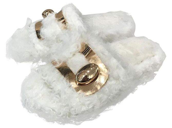 STELLA LUNA Mules e zoccoli T.EU 37 Pelliccia sintetica Bianco - vista 7