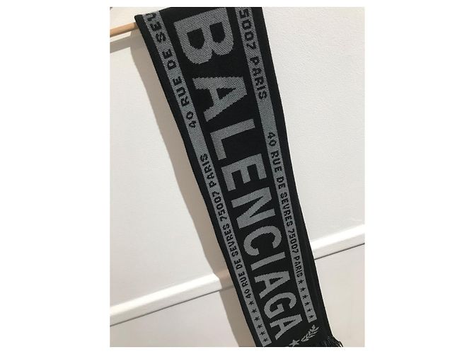 Sciarpe BALENCIAGA T. Lana Nero - vista 2