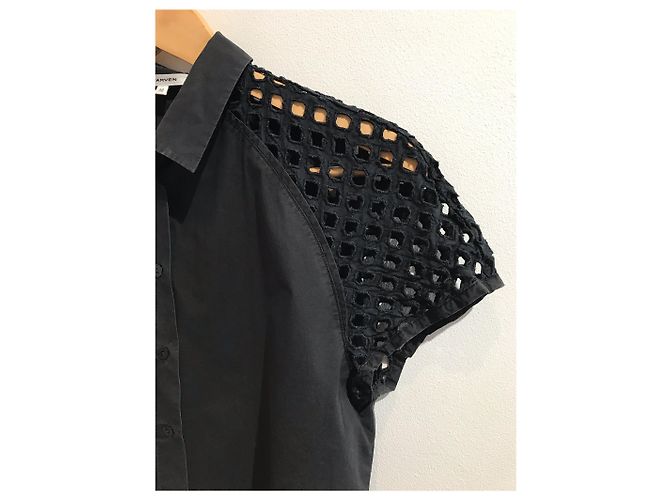 CARVEN Tops T.International M Algodón Negro - vista 2