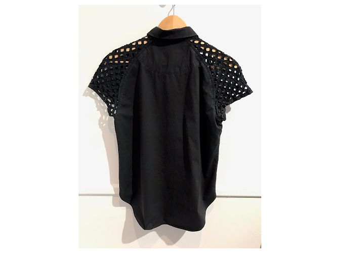 CARVEN Tops T.International M Algodón Negro - vista 3