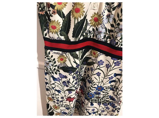 Vestidos GUCCI T.International L Algodón Multicolor - vista 2