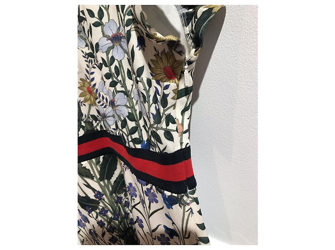 Vestidos GUCCI T.International L Algodón Multicolor - vista 4