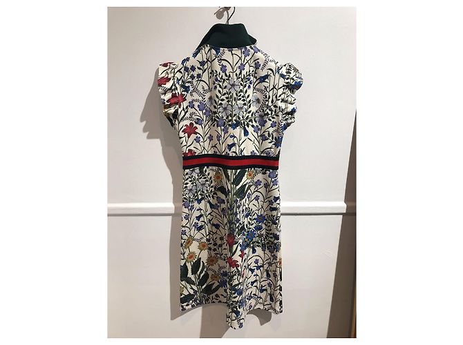 Vestidos GUCCI T.International L Algodón Multicolor - vista 5