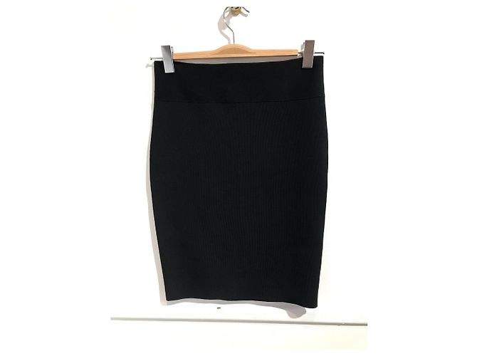 Faldas ALEXANDER WANG T.International M Viscosa Negro - vista 2