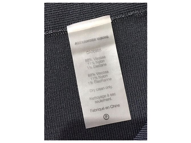 Faldas ALEXANDER WANG T.International M Viscosa Negro - vista 4