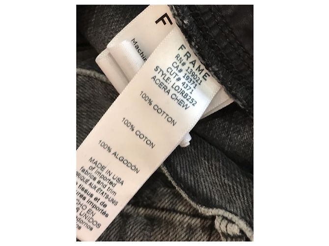 & Other Stories FRAME Jeans T.FR 36 Denim - Jeans Gris - vista 9