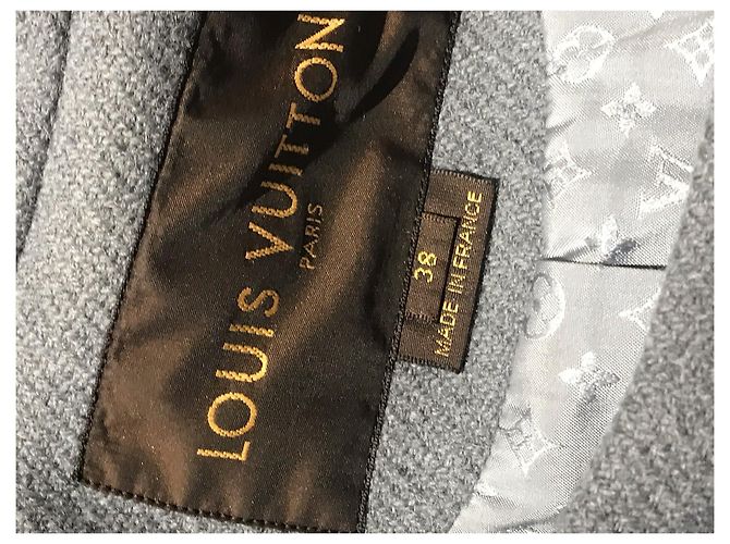 Abrigos LOUIS VUITTON T.International M Lana Azul - vista 4