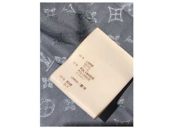 Abrigos LOUIS VUITTON T.International M Lana Azul - vista 5