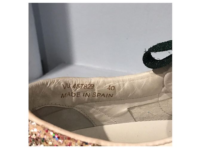 Sneaker SAINT LAURENT T.EU 40 Leder Weiß - Ansicht 6
