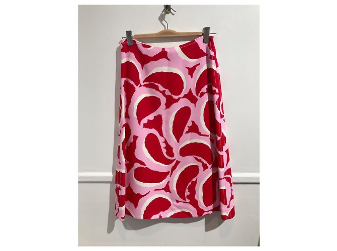 Faldas MARNI T.International S Viscosa Roja - vista 4