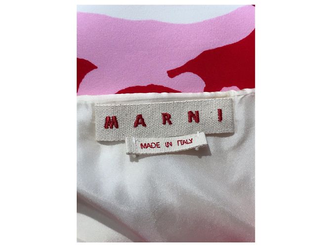 Faldas MARNI T.International S Viscosa Roja - vista 5