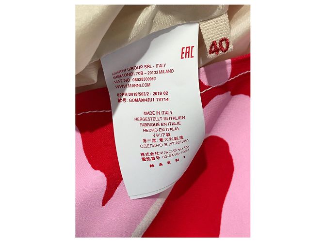Faldas MARNI T.International S Viscosa Roja - vista 6