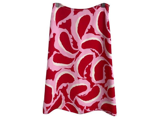 Faldas MARNI T.International S Viscosa Roja - vista 8