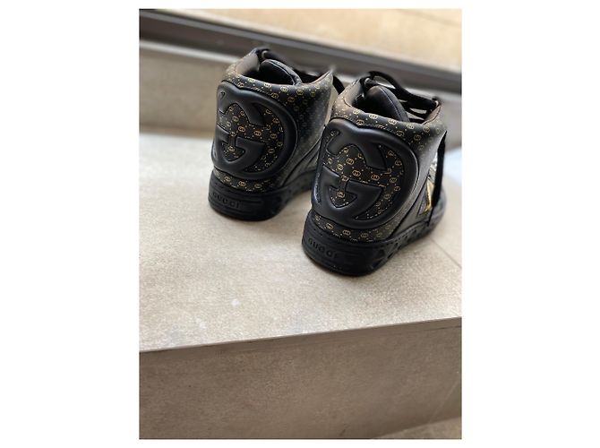 Sneakers GUCCI T.EU 39 Pelle Nero - vista 10