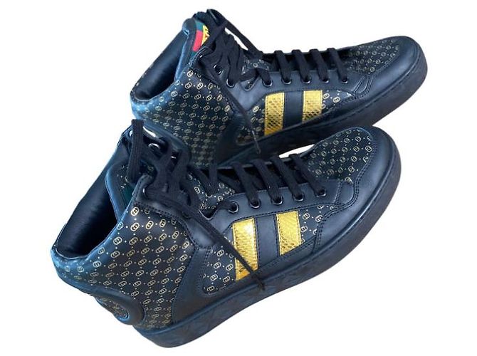 Sneakers GUCCI T.EU 39 Pelle Nero - vista 11