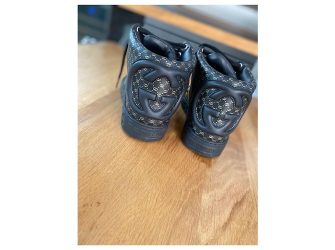 Sneakers GUCCI T.EU 39 Pelle Nero - vista 2