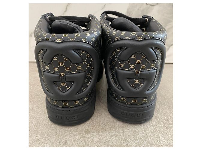 Sneakers GUCCI T.EU 39 Pelle Nero - vista 6