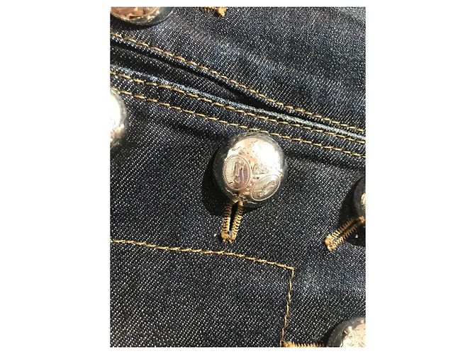 Jeans GUCCI T.FR 36 Cotone Blu - vista 3