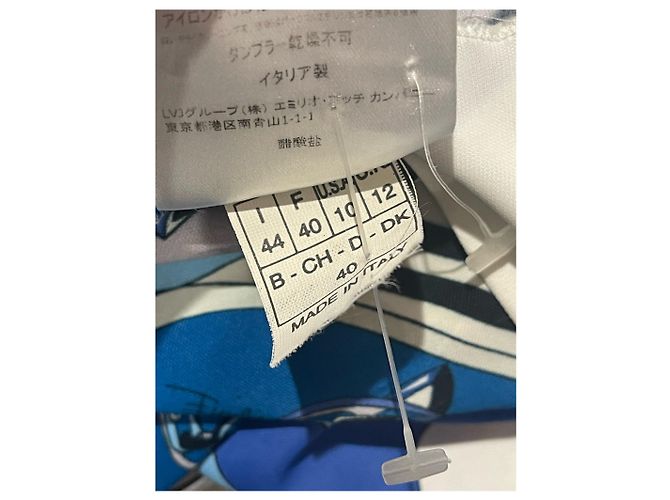 EMILIO PUCCI Kleider T.International L Viskose Blau - Ansicht 11