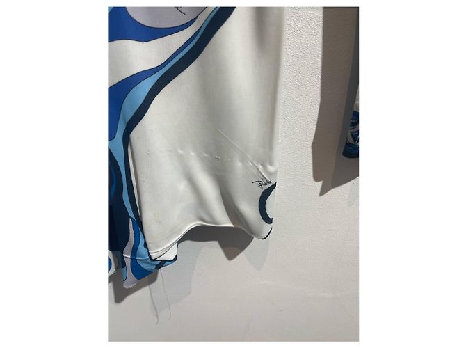 EMILIO PUCCI Kleider T.International L Viskose Blau - Ansicht 6