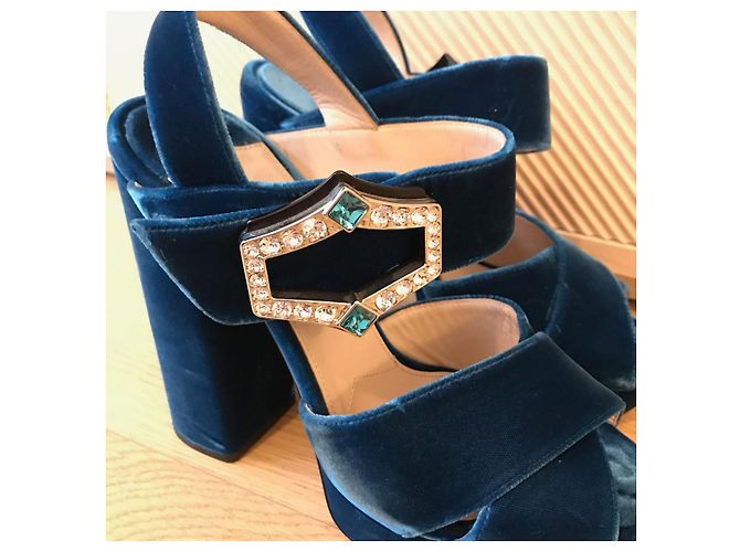 PRADA Sandalen T.EU 37 Samt - Ansicht 2