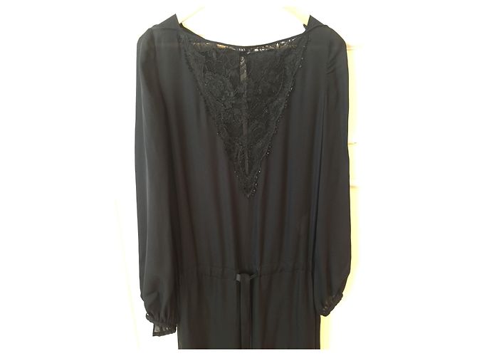 Monos EMILIO PUCCI T.FR 36 Seda Negro - vista 2