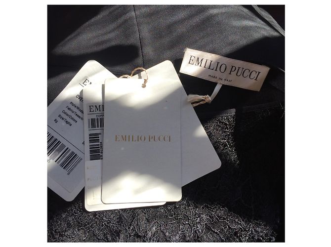 Monos EMILIO PUCCI T.FR 36 Seda Negro - vista 4