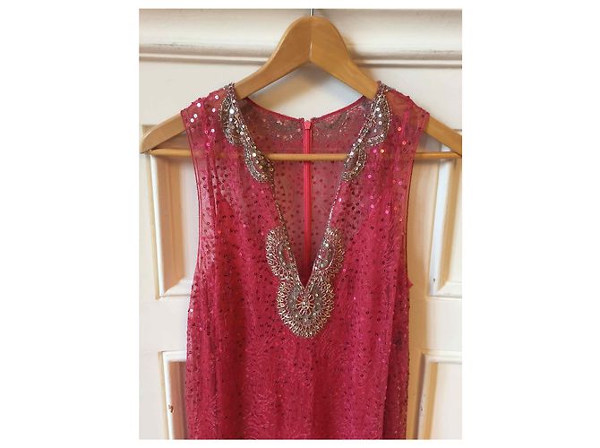 JENNY PACKHAM Kleid T.FR 38 Polyester Pink - Ansicht 3