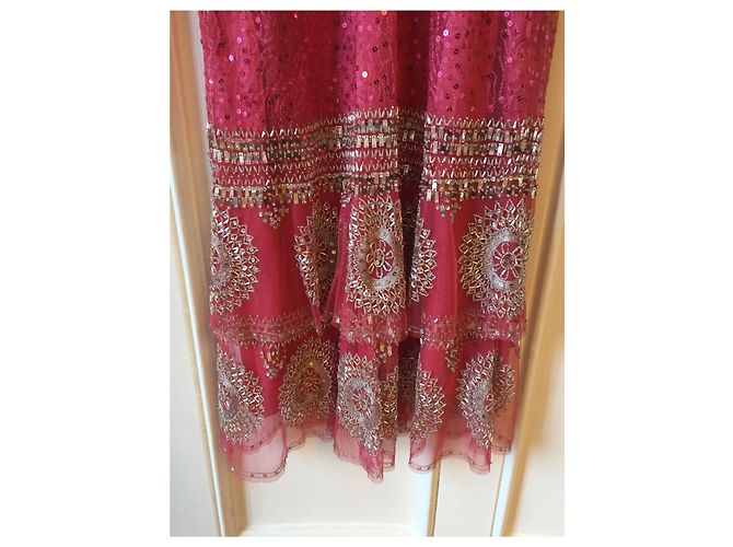 JENNY PACKHAM Kleid T.FR 38 Polyester Pink - Ansicht 4