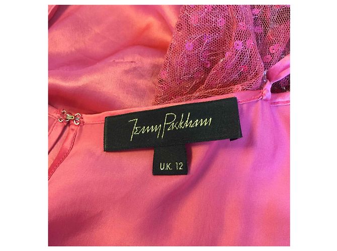 JENNY PACKHAM Kleid T.FR 38 Polyester Pink - Ansicht 6
