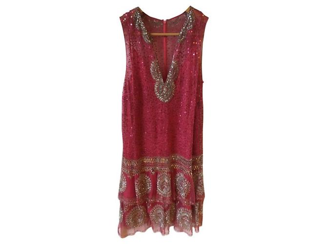 JENNY PACKHAM Kleid T.FR 38 Polyester Pink - Ansicht 8