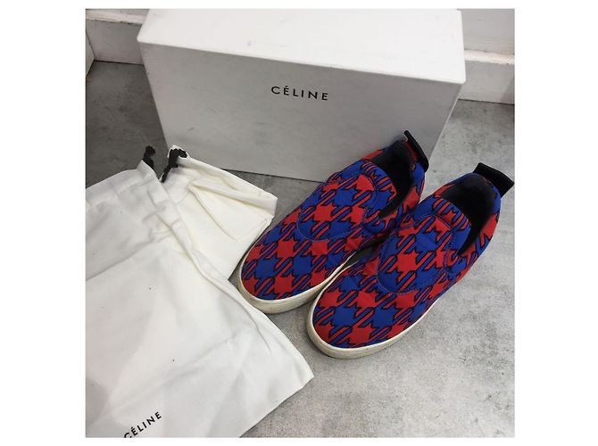 Céline Sneakers CELINE T.EU 36 Tessuto Rosso - vista 6