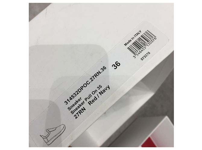 Céline Sneakers CELINE T.EU 36 Tessuto Rosso - vista 7