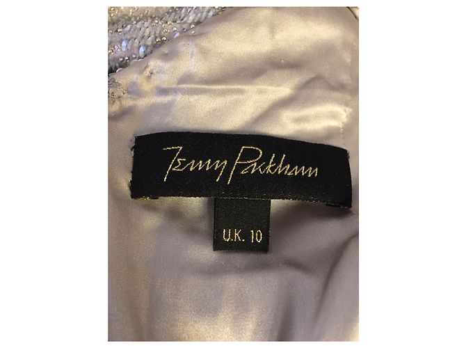 JENNY PACKHAM Kleider T.FR 38 Synthetisch Silber - Ansicht 4