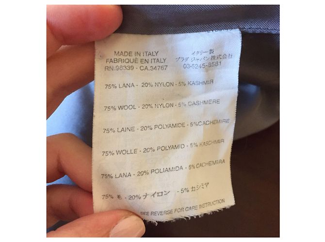 Faldas MIU MIU T.International S Lana Gris - vista 4