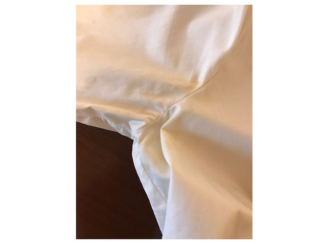 Vestidos CARVEN T.FR 38 Algodón Blanco - vista 4