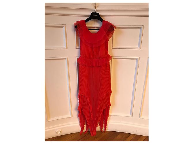 GIVENCHY Kleider T.International S Seide Rot - Ansicht 2