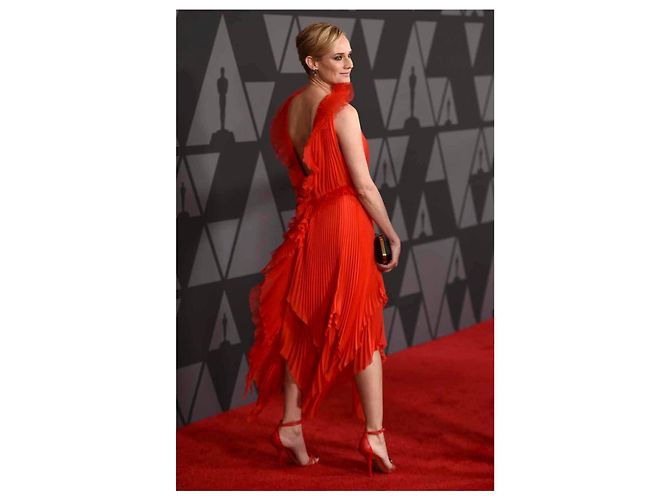 GIVENCHY Kleider T.International S Seide Rot - Ansicht 8