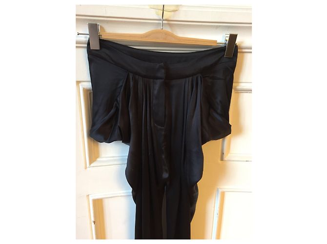 Pantalones BALMAIN T.FR 36 Sintético Negro - vista 2