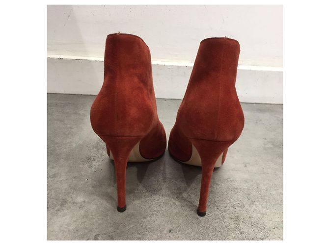 Stivaletti GIANVITO ROSSI T.EU 36 Camoscio Rosso - vista 4