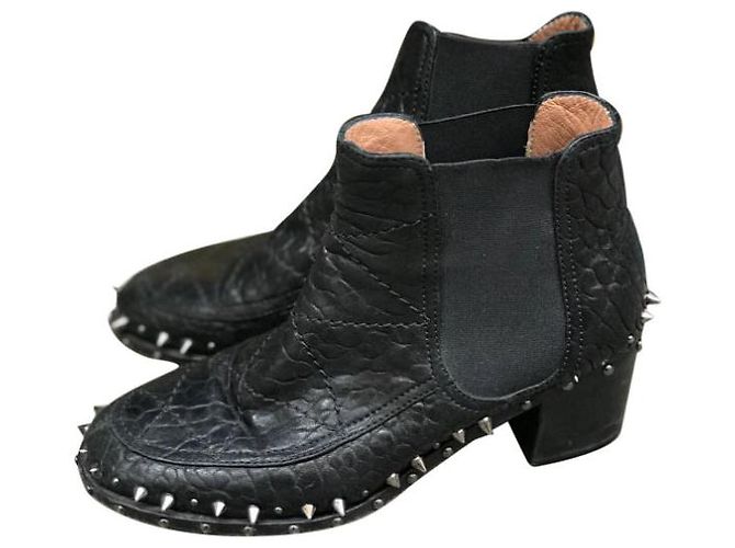 Botines LAURENCE DACADE T.EU 37 Cuero Negro - vista 8