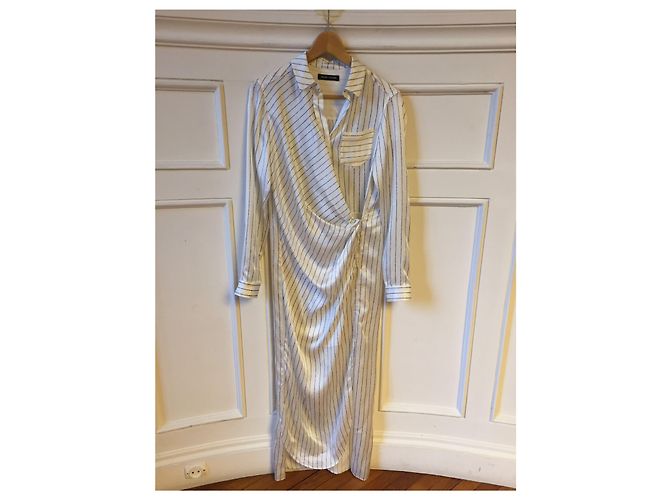 Each X Other CADA X OTRO Vestidos T.International XS Seda Blanco - vista 2