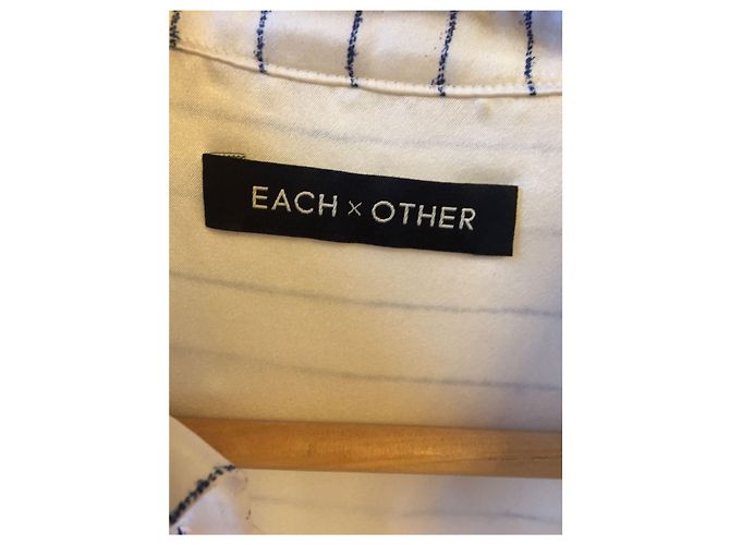 Each X Other CADA X OTRO Vestidos T.International XS Seda Blanco - vista 5