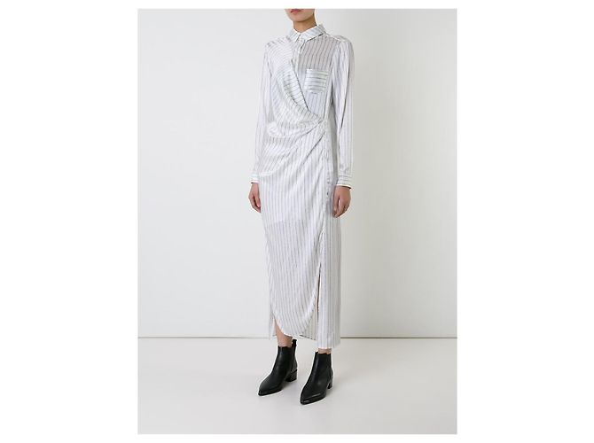 Each X Other CADA X OTRO Vestidos T.International XS Seda Blanco - vista 7