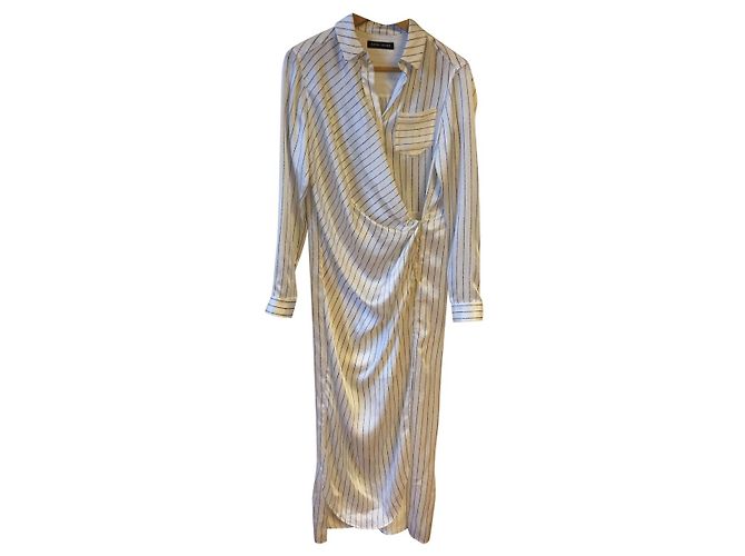 Each X Other CADA X OTRO Vestidos T.International XS Seda Blanco - vista 8