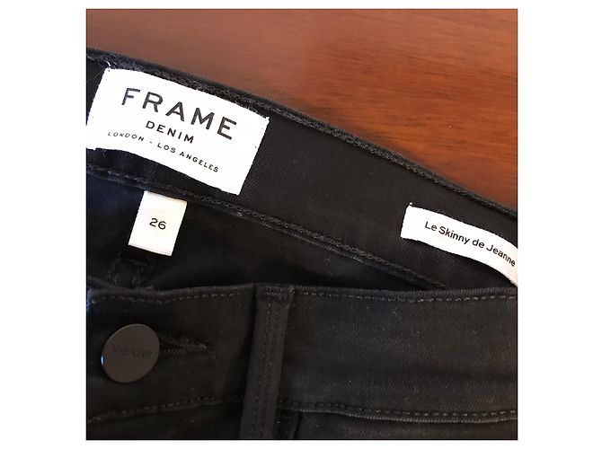 & Other Stories FRAME Jeans T.FR 36 Denim - Jeans Negro - vista 4
